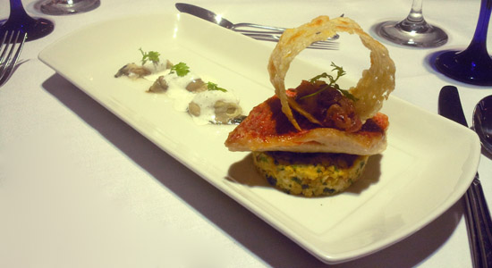 Pan seared fillet of red mullet Pan seared fillet of red mullet