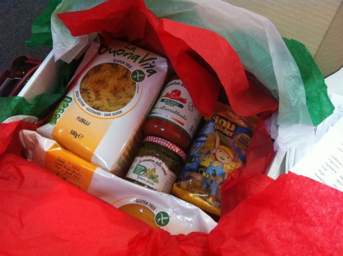 Free From Italy hamper photo of the Free From Italy hamper